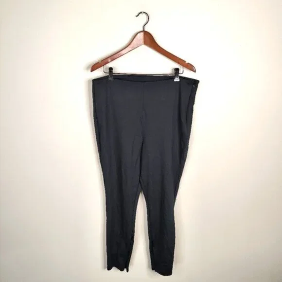 Fabletics Stretch Minimalist Lounge Business Casual Zip Ankle Pants 1X - Picture 2 of 8